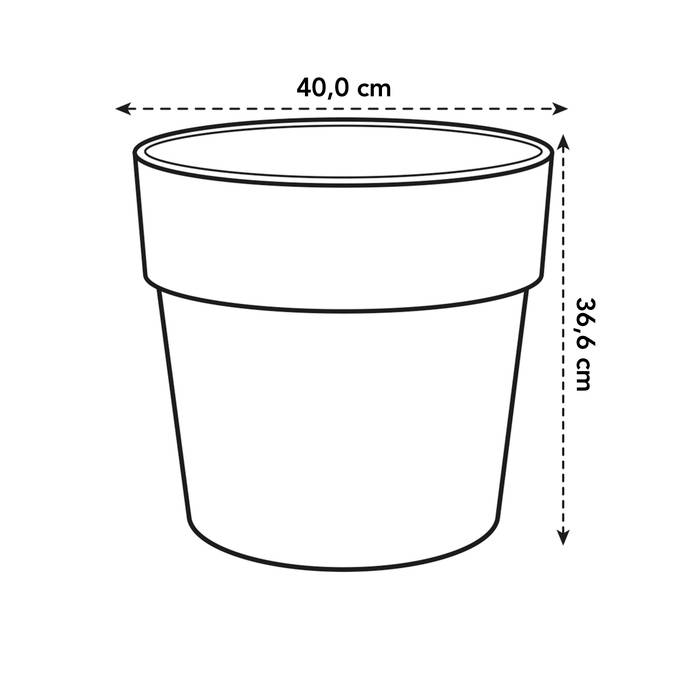 vibia straight round 40cm living concrete